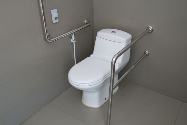 Toilet Safety Bar Installation
