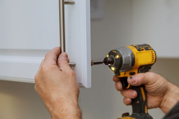 Cabinet Knob Installation in Lake Charles